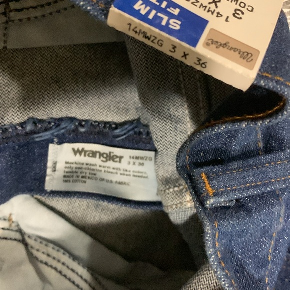 Wrangler Cowboy Cut Women’s Jean NEW Size 3 x 36 Slim fit tapered Fits over boot - Picture 9 of 9